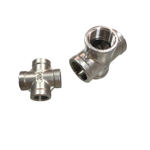 Accesorios de tubería cruzada de 4 vías de acero inoxidable personalizados de alta especificación superficie lisa OEM/ODM para varias industrias - Product Image 3