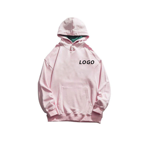 Nouveau Style léger hiver chaud surdimensionné hommes 100% Polyester sweats à capuche et sweats couleur unie uni teint - Product Image 5