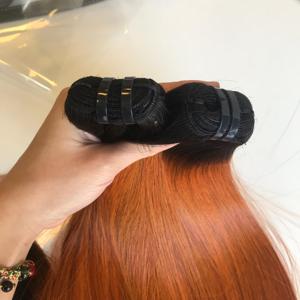 Meilleure vente 2024 paquets de cheveux humains péruviens os droit Super Double dessiné Ombre Orange cheveux bruts vietnamiens - Product Image 5