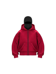 Sweat à capuche zippé pour homme, taille XL, logo personnalisé, streetwear, capuche double, veste unie, sweat vintage NINJA - Product Image 6