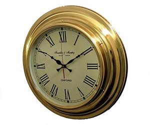 Reloj de pared náutico de latón de alta calidad, personalizado, hecho a mano, para decoración del hogar y la Oficina, en venta - Product Image 2