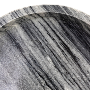 Plateau en marbre hautement durable et écologique, plateau de service sûr, plateau poli pour ustensiles de cuisine, plateau pour fruits, salades, collations - Product Image 4