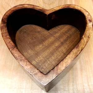 โกศสัตว์เลี้ยงรูปหัวใจทําจากไม้มะม่วงเผาศพสุนัขแมวส่วนบุคคลขนาดใหญ่ขนาดกลางขนาดเล็กขนาดแกะสลัก - Product Image 2