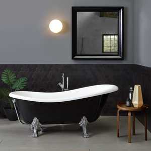 อ่างอาบน้ำโรมานซาสีดำขาวสไตล์คลาสสิก คอลเลคชั่นอ่างอาบน้ำสุดหรู - Product Image 1