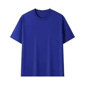 Tops d'été à la mode T-shirt de sport à séchage rapide brodé de logo personnalisé pour hommes femmes 8 couleurs unies Vêtements de marque personnelle - Product Image 4