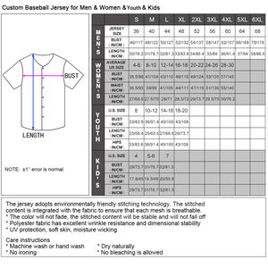 Jersey de béisbol personalizado, camiseta de béisbol de equipo personalizado con número de nombre, camisa con botones, cárdigan abierto transpirable Unisex - Product Image 6