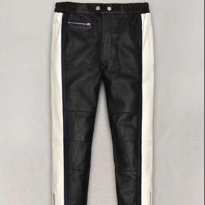 100% pantalon en cuir de longueur régulière de haute qualité/pantalon en cuir de qualité supérieure à séchage rapide - Product Image 1