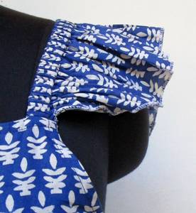 V-neck Short Sleeves <b>Loose</b> <b>Fitting</b> Tie Dye Kaftan Gypsy Rayon Fabric Clothing Woman Natural Adults Cocktail <b>Dresses</b> Modest <b>Dress</b> - Product Image 3