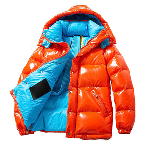 Chaqueta a prueba de viento de alta calidad para hombre, chaqueta acolchada cálida de invierno hecha de nailon 100%, abrigos cálidos acolchados de invierno con logotipo personalizado para hombre - Product Image 1