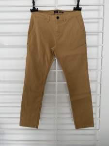 Pantalon mince d'été pour hommes Offre Spéciale sergé extensible, respirant et personnalisé Conception droite teintée et légère Service OEM disponible - Product Image 2