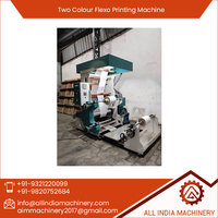Machine d'impression flexographique semi-automatique à deux couleurs, facile à utiliser et conviviale, vitesse d'impression de 50 m/min, impression de sacs en rouleau