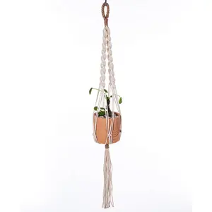 New Designs Macrame Plant Hanger Hanging Planter For Home Decor Wall Hanging Planter Boho For Living Room Handmade Wholesale