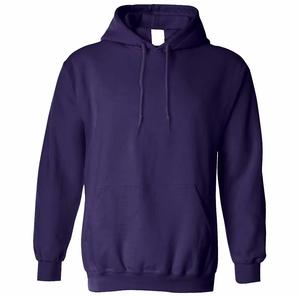 Sweats à capuche brodés personnalisés de marque Pulls unis en polaire Streetwear épais et surdimensionné pour hommes Sweat à capuche à col rond - Product Image 2