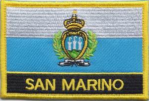 แผ่นปักธงซานมาริโนแผ่นปะติดแบบพรีเมียมแผ่นรีดติดประเทศยุโรป - Product Image 6