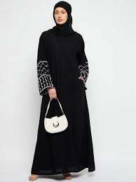 Belle vente en gros femmes arabes Dubai Abaya sur mesure dernières conceptions avec un long style et un travail de broderie unique - Product Image 6