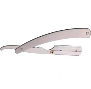 มีดโกนหนวดด้ามจับพับได้ทำจากสแตนเลสแบบใช้มือใบมีดเดี่ยวสำหรับร้านตัดผม - Product Image 4