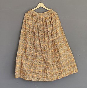 Jupe longue en coton imprimé fleuri pour femmes taille libre décontracté Vintage vêtements de cérémonie Wrap plage Tennis respirant taille naturelle pour - Product Image 4