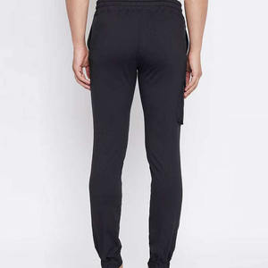 Pantalon décontracté pour homme, sportif, taille mi-haute, couleur unie, 100% polyester, faible MOQ 10 pièces - Product Image 2