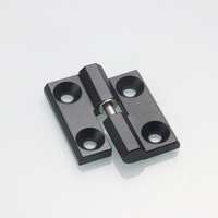 Charnière en alliage de zinc Hengzhu HL233R noire - Pliage industriel robuste pour armoires/boîtes de distribution |   Direct d'usine
