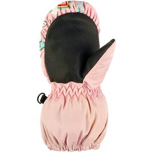 Manoplas de esquí de cuero cálido resistente al agua con logotipo personalizado para niños guantes de invierno al aire libre a prueba de viento para snowboard - Product Image 2