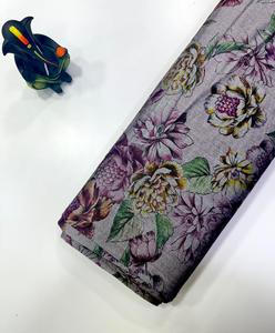 Tela de rayón de viscosa pura de 44 pulgadas de ancho al por mayor con impresión digital 100% viscosa para niñas MOQ 20 metros/color - Product Image 2