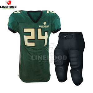 Uniforme de football américain de haute qualité, vêtements d'équipe en matériau durable avec manches courtes - Product Image 1