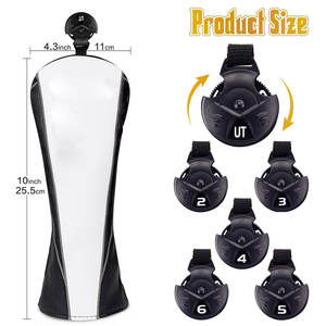 Driver <b>Head</b> <b>Cover</b> Lightweight Soft Fabric Designed To Protect <b>Golf</b> <b>Clubs</b> Comfortable Snug Fit - Product Image 3