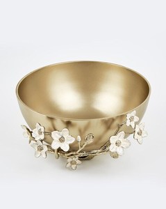 Nouveau design fait à la main en aluminium Meena Bowl nouveau design décoratif ustensiles de cuisine vaisselle fabricant en gros fournisseur - Product Image 2