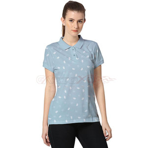 Camiseta Polo de moda para mujer con colores vibrantes y diseño de Cuello clásico Polo de secado rápido para mujer - Product Image 1