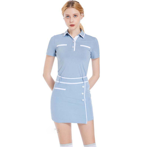 Ensemble de golf pour femmes de la meilleure qualité, logo personnalisé imprimé sur le maillot, séchage rapide, anti-rides, compression, anti-boulochage, caractéristiques pour le golf en plein air - Product Image 3