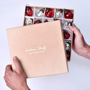 Ornements de Noël en verre vintage en vrac fabriqués à la main de style antique pour décoration de vacances décorations d'arbre rétro en gros - Product Image 4