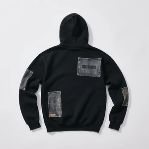 เสื้อฮู้ดดี้ผู้ชายทรงโอเวอร์ไซส์ ผ้าฝรั่งเศสเทอร์รี่เนื้อหนา สีซีดแบบฟอกกรด สไตล์ดิสเทรส ขายดีจากผู้ผลิตชั้นนำ - Product Image 5