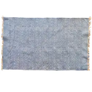 Embrassez la chaleur de la tradition avec nos tapis en coton tissés à la main pour la décoration intérieure Tapis de coureur lavables en machine pour l'intérieur et l'extérieur