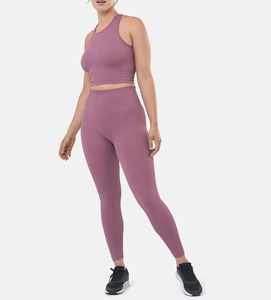 ชุดโยคะคุณภาพสูงสำหรับผู้หญิง ชุดออกกำลังกาย ชุดกีฬา ระบายอากาศได้ดี สีม่วง ชุดฟิตเนสสำหรับผู้หญิง - Product Image 3