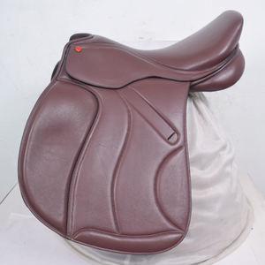 Selle de cheval sautant anglaise professionnelle en cuir véritable Durable de haute qualité Selles d'équitation à contact étroit - Product Image 1