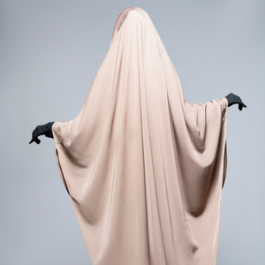 ชุดเดรสฮิญาบ khimar สำหรับผู้หญิงชุดเดรสสั้นผ้าโพลีเอสเตอร์สำหรับเทศกาลสวดมนต์สวมใส่ทุกวัน - Product Image 1