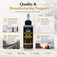 Colle capillaire professionnelle à tenue super forte, fabricant OEM, marque privée pour perruques Lace Front