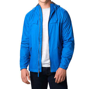 Servicio OEM Chaquetas cortavientos impermeables con logotipo personalizado para hombres y chaqueta cortavientos ligera - Product Image 1