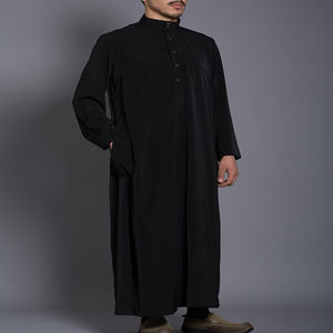 Jubba Islámica Modesta para Hombre, Hecha a Medida, de la Mejor Calidad, Largo MAXI, Cierre de Botones Tradicional, Última Edición, Thobes - Product Image 4