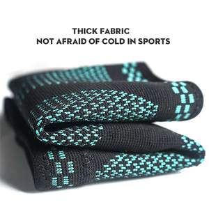 Rodillera personalizada antideslizante deporte protector de nailon de punto rodillera ajustable para el dolor con correa - Product Image 3