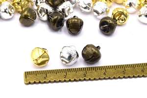 Cloche de Noël en fer forgé, design personnalisé professionnel, vente en gros pour décoration de sapin de Noël, décoration murale, Noël, Nouvel An, fabriqué en Inde - Product Image 3