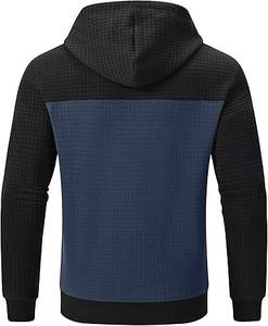 Sudadera con Capucha para Hombre, Invierno |   Tela Tejida Frontal Personalizada 100% Poliéster Jersey Sólido Teñido en Prenda Forrado de Secado Rápido Colores Personalizados - Product Image 3