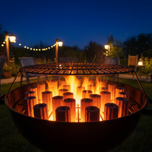 Briquettes de charbon de coco écologiques sans fumée, durée de combustion de 4 à 6 heures pour barbecue et chauffage industriel - Product Image 1
