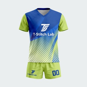 Uniforme de Voleibol Unisex de Manga Corta de Secado Rápido 100% Poliéster, Fabricante Profesional, Nombre del Equipo Personalizado, Impresión Digital, Cuello en V - Product Image 4