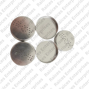 Étui à aiguille dentaire dentiste professionnel rond en acier inoxydable avec couvercle porte-instrument médical manuel et boîte à aiguilles - Product Image 1