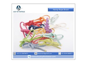 Couleurs personnalisées Tresse de corde de chanvre en fil de jute Prix authentique pour la fabrication de chaussures d'espadrille - Product Image 3