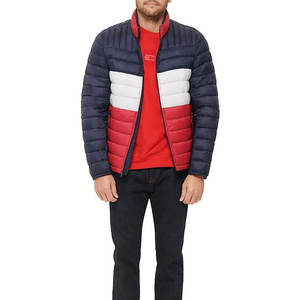 Doudounes en laine grande taille en gros pour hommes conception personnalisée col montant mode hiver OEM service en vente - Product Image 6