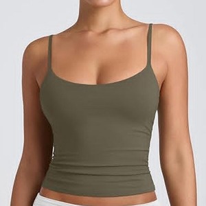 Carpeta de pecho de Tomboy transgénero de alta compresión para mujer, camiseta sin mangas sin costuras suave y agradable a la piel, Chaleco Corto hecho por vestido deportivo - Product Image 1