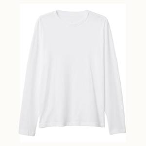 Personnaliser polyester/coton tissu peigné haute qualité écologique poids lourd à manches régulières T-shirts pour hommes - Product Image 2