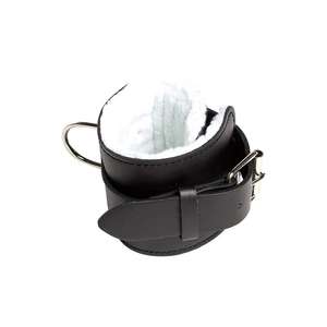 Soporte de correa de tobillo de cuero con logotipo personalizado con accesorio de hebilla segura estándar internacional para protección - Product Image 4